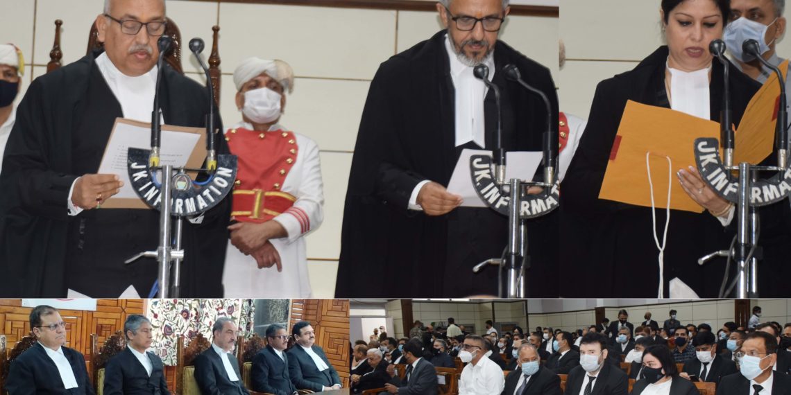 چیف جسٹس نے ہائی کورٹ کے نئے تعینات ہونے والے ایڈیشنل ججوں سے عہدے کا حلف لیا