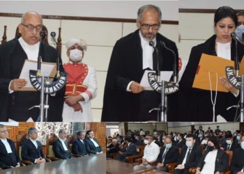 چیف جسٹس نے ہائی کورٹ کے نئے تعینات ہونے والے ایڈیشنل ججوں سے عہدے کا حلف لیا