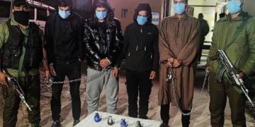 گرینیڈ پھینکنے والے ماڈیول کا پردہ فاش، 4 اعانت کار گرفتار:پولیس کا دعویٰ