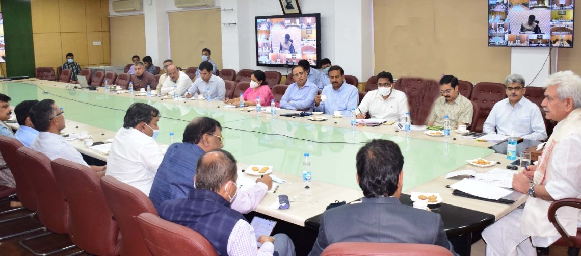 لیفٹیننٹ گورنر نے بجٹ 2022-23ء سے متعلق اعلیٰ سطحی میٹنگ کی صدارت کی