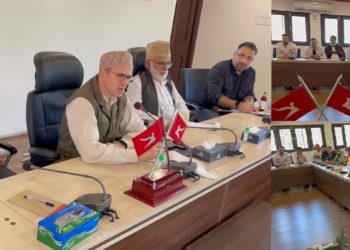 عمر عبداللہ کی صدارت میں یوتھ نیشنل کانفرنس جنوبی کشمیر کا اجلاس