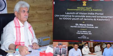 جموں وکشمیر انتظامیہ 5000 نوجوانوں کو ان کے روشن مستقبل کیلئے تربیت دے گی:منوج سنہا
