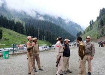 بالتل سونہ مرگ میں امرناتھ یاترا کیلئے سیکورٹی کا سخت بندوبست
