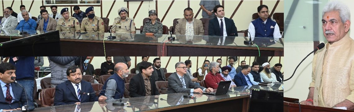 سری نگر پائیدار، مربوط شہری زندگی کے لیے جدید تکنیکی آلات کو اپنا رہا ہے: ایل جی منوج سنہا
