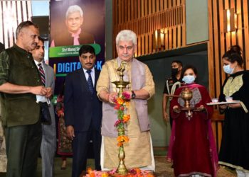 لیفٹیننٹ گورنر منوج سنہا نے’ ڈیجیٹل جے اینڈ کےوِیک‘ کا افتتاح کیا