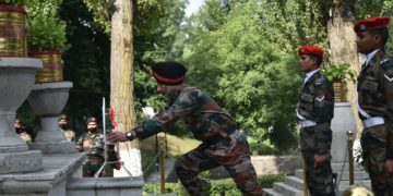 کرگل وجے دیوس :سری نگر میں قائم فوج کی چنار کور نے کرگل وجے دیوس منایا