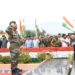 کرگل فتح کی مشال کپوارہ پہنچائی گئی، قربان ی دینے والے فوجیوں کو خراج پیش
