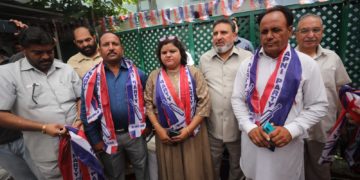 ڈوگرہ پیلس اورتاریخی مُبارک منڈی کے بحالی کاموں میں تیزی لائی جائے:الطاف بخاری