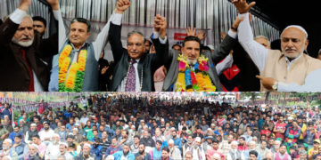 ہم وہی وعدے کرتے ہیں، جنہیں پورا کرنا ممکن ہو؛ جھوٹ اور فریب میں یقین نہیں رکھتے : الطاف بخاری