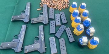کپواڑہ میں لشکر طیبہ کے دو ہائبرڈ جنگجو گرفتار،پولیس4 پستول، 10 دستی بم برآمد