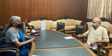 مسعودی کی مرکزی وزیر خزانہ سے ملاقات،پانپور کو جہلم اور توی فلڈ ریکوری پروجیکٹ کا حصہ بنانے کی اپیل
