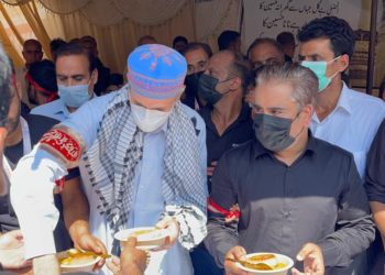 علمگری بازار میں نیشنل کانفرنس کے زیر اہتمام ریفرشمنٹ کیمپ