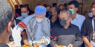 علمگری بازار میں نیشنل کانفرنس کے زیر اہتمام ریفرشمنٹ کیمپ