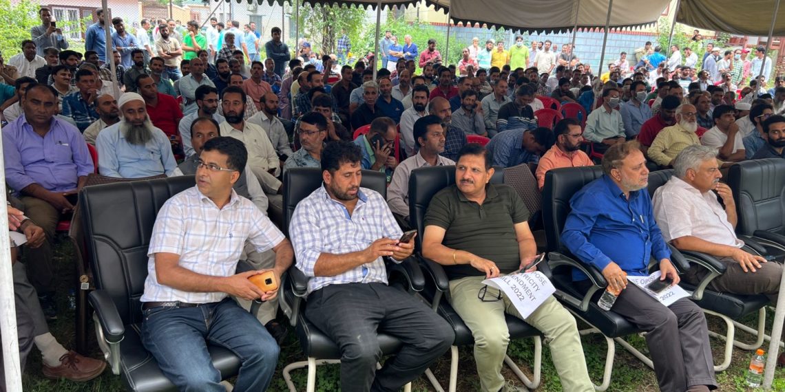 الیکٹرسیٹی امنڈمنٹ بل 2022 کے خلاف جموں کشمیر میں بھی انجینئروں و ملازمین کا احتجاج