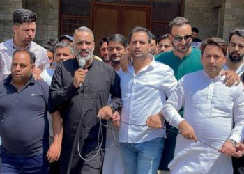 مذہبی معاملات میں حکومتی مداخلت کیخلاف یوتھ نیشنل کانفرنس کی احتجاجی ریلی