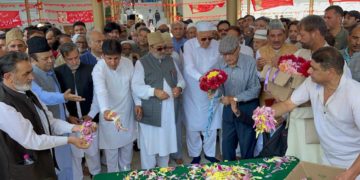 شیخ محمد عبداللہ کو40ویں برسی پرشاندار خراج عقیدت پیش