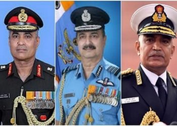 تینوں افواج کے سربراہوں نے ایک آواز میں چین کو مشکل چیلنج بتایا ، مقابلہ کیلئے تیار