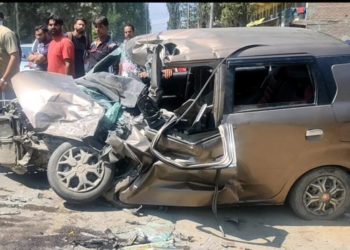 پٹن بارہمولہ میں دلدوز حادثہ2 افراد لقمہ اجل 3 دیگر زخمی