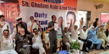 غلام نبی آزاد ڈیموکریٹک آزاد پارٹی کے چئیرمین منتخب
