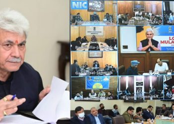 ایل جی کی ملاقات :لیفٹیننٹ گورنر نےکی لوگوں سے بات چیت ، ان کی شکایات کو دور کیا