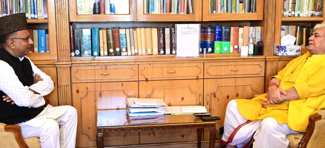مرکزی وزیر مملکت اور ممبر پارلیمنٹ کی لیفٹیننٹ گورنر سے ملاقات