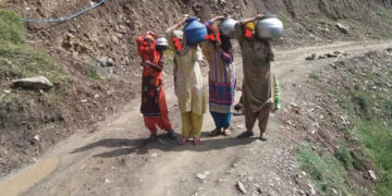 پہاڑی علاقے اور پانی کا مسئلہ