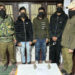 سری نگر پولیس نے تین ہابرڈ ملی ٹینٹوں کو گرفتار کرنے کا دعویٰ کیا