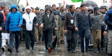 رام بن سے بھارت جوڑو یاترا کا دوبارہ آغاز