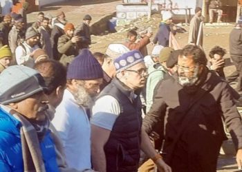 عمرعبداللہ کی بھارت جوڑو یاترا میں شرکت
