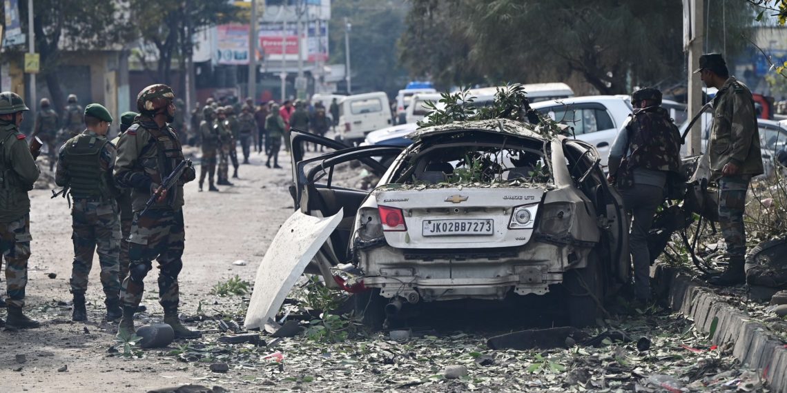 ناروال دھماکے : اعلیٰ فوجی افسران اور فارنسک ٹیم کے افسران نے جائے واردات کا دورہ کیا