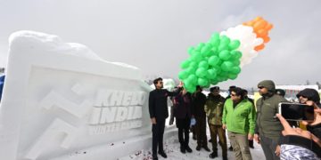 گلمرگ میں سرمائی کھیل مقابلے’’ کھیلو انڈیا ‘‘ کے تیسرے مرحلے کا با ضابطہ طور پر آغاز