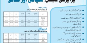 ’1000مربع فٹ تک کے رہائشی مکانات ،رہائشی فلیٹس اورزرعی اراضی پراپرٹی ٹیکس سے مستثنیٰ