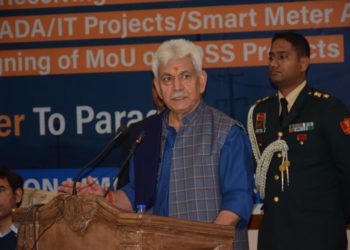 جموں وکشمیر 40 فیصد ی آبادی پر پراپرٹی ٹیکس لاگو نہیں ہوتا۔ منوج سنہا