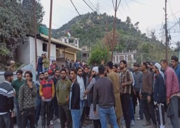 شوشل میڈیا پرمذہبی توہین كیخلاف رامبن میں احتجاج،ملزم گرفتار