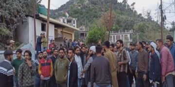 شوشل میڈیا پرمذہبی توہین كیخلاف رامبن میں احتجاج،ملزم گرفتار
