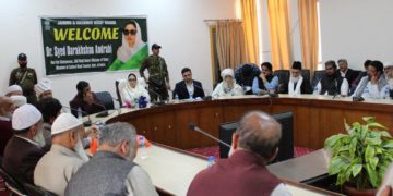 ڈاکٹر اندرابی شاہدرہ شریف میں مذہبی رہنماؤں کی کانفرنس کی صدارت کی