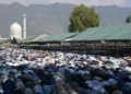 ممکنہ طور پرعیدالفطر کی تقریب سعید21اپریل کومنائے جانے کے پیش نظرکشمیرمیںجمعتہ الوداع منایاگیا