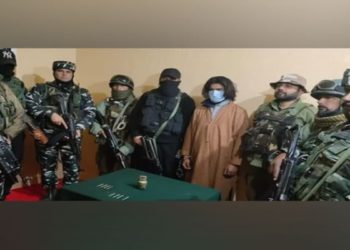 پولیس کا بانڈی پورہ میں ملی ٹینٹ معاون کی گرفتاری کا دعویٰ