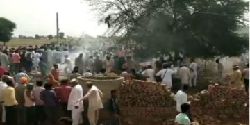ہنومان گڑھ میں مگ 21 جنگی طیارہ گر کر تباہ، تین افرادہلاک، تین زخمی