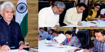 لفٹینٹ گورنر نے سرمایہ کاری کو بڑھانے سے متعلق اعلیٰ سطحی اجلاس کی صدارت کی