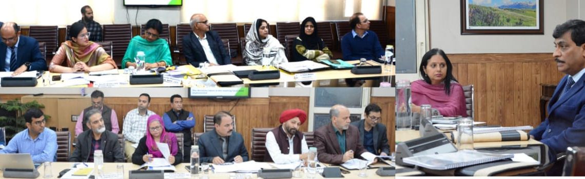 چیف سیکرٹری نے جموںوکشمیر ہسپتالوں میں آن لائن اپائمنٹنٹس کی پیشکش پر زور دیا