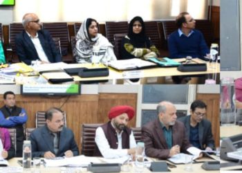 چیف سیکرٹری نے جموںوکشمیر ہسپتالوں میں آن لائن اپائمنٹنٹس کی پیشکش پر زور دیا