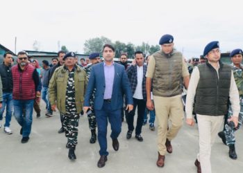 ڈی سی سری نگر نے سالانہ امرناتھ جی یاترا-2023 کی تیاریوں کی نگرانی کیلئے یاترا ٹرانزٹ کیمپ پنتھا چوک کا دورہ کیا