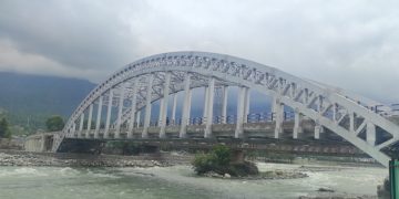 گاندربل میں وائیل پُل کشمیر اور لداخ کے درمیان ایک اہم رابطہ