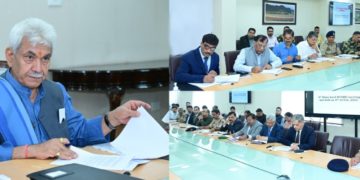ایل جی سنہا نے نارکو کوآرڈینیشن سینٹر کی 5ویں یو ٹی سطح کی میٹنگ کی صدار ت کی