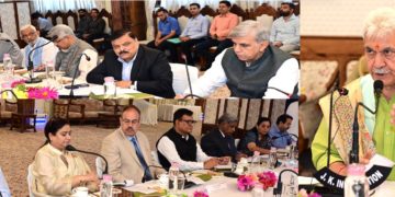 ایل جی منوج سنہا نے جے اینڈ کے ہائر ایجوکیشن کونسل کے اجلاس کی صدارت کی
