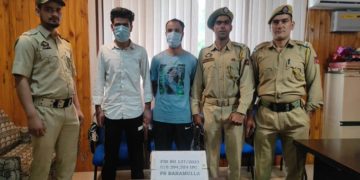 بارہمولہ میں لڑکی کو ہراساں کرنے کے الزام میں 2 افراد گرفتار:پولیس