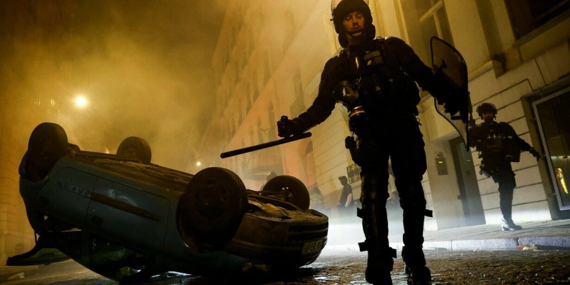 فرانس: پرتشدد مظاہروں میں کمی کا دعویٰ، مزید 719 افراد گرفتار