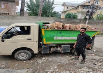 سرینگر میونسپل کارپوریشن کا اقدام :شہر سے قربانی جانوروں کی تقریبا145ٹن وزنی کھالیں اور دیگر متروکہ مواد ٹھکانے لگایا گیا