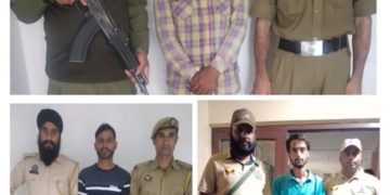 تین منشیات فروشوں کے خلاف پی آئی ٹی این ڈی پی ایس ایکٹ کے تحت مقدمہ درج: بارہمولہ پولیس